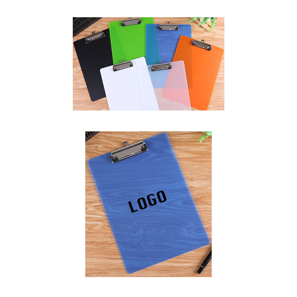 A4 Plastic Clipboards with Logo