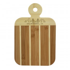 Striped Paddle San Francisco City Skyline Board with Logo