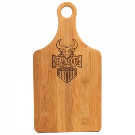 Customized 7" x 13.5" - Wood Cutting Boards - Paddle Shaped Bamboo