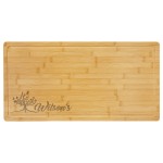 23" x 12" Bamboo Cutting Board with Juice Groove with Logo