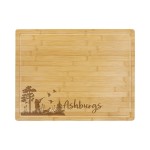 19" x 15" Bamboo Cutting Board with Juice Groove with Logo