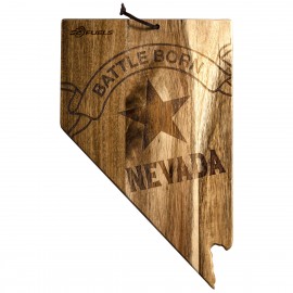 Custom Rock & Branch Origins Series Nevada State Shaped Cutting & Serving Board