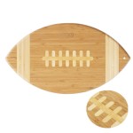 Logo Branded Football Shaped Bamboo Chopping Board (direct import)