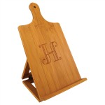 Bamboo Standing Chef's Easel, 7 1/4" x 13 1/2" with Logo