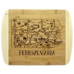 Customized A Slice of Life Pennsylvania Serving & Cutting Board