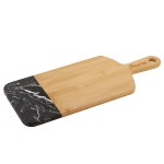 Bamboo Marble Cutting Board with Handle with Logo