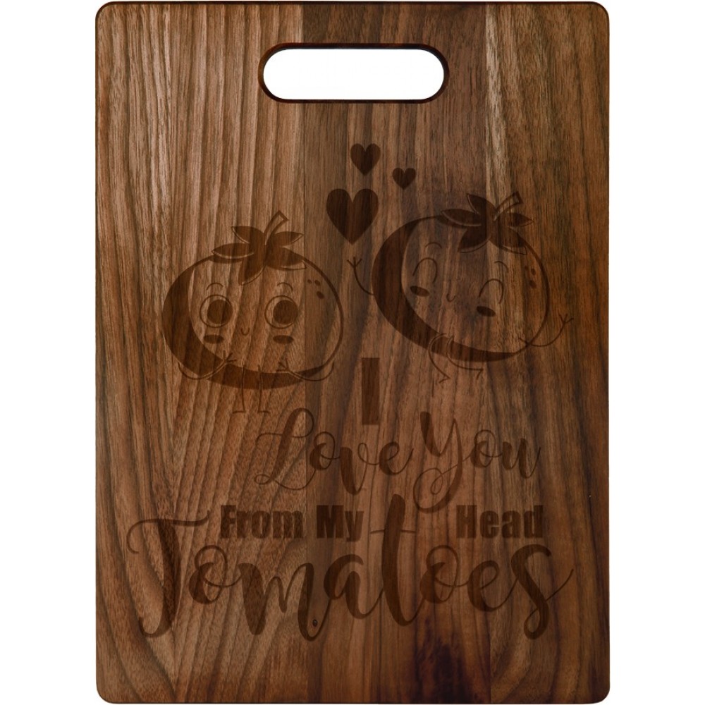 13.75x9.75 Walnut Cutting Board Logo Branded 13.75x9.75 Walnut Cutting Board Logo Branded
