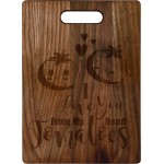 13.75x9.75 Walnut Cutting Board Logo Branded