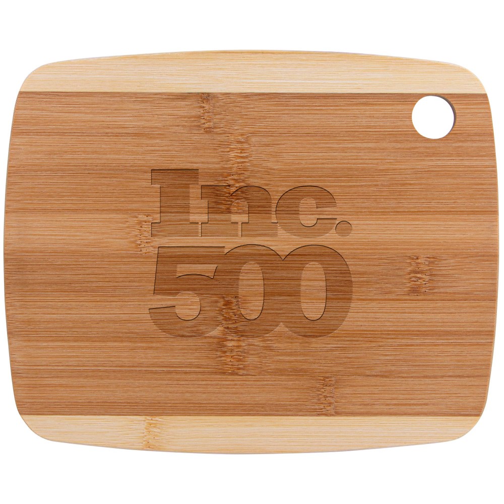 Promotional The Gosford 11-Inch Two-Tone Bamboo Cutting Board (Factory Direct - 10-12 Weeks Ocean)