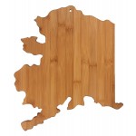 Custom Imprinted Totally Bamboo Alaska State Cutting and Serving Board