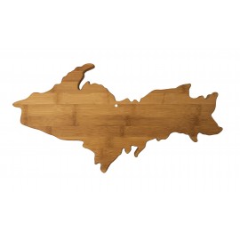 Upper Peninsula State Cutting & Serving Board with Logo