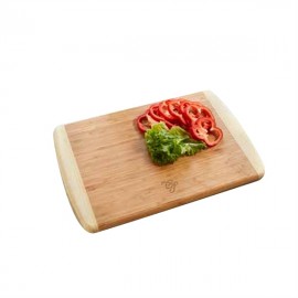 Bamboo 2-Tone Rectangle Cutting Board with Logo