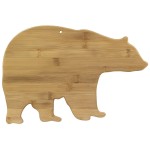 Custom Engraved Totally Bamboo Bear Shaped Cutting & Serving
