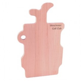 Promotional Golf Bag Shaped Wood Cutting Board