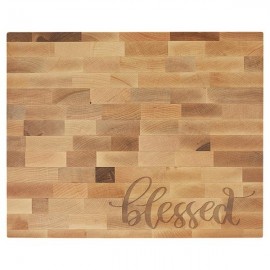 Logo Branded Maple Butcherblock Cutting Board 16" x 13" x 1 1/2"  Logo Branded Maple Butcherblock Cutting Board 16" x 13" x 1 1/2"