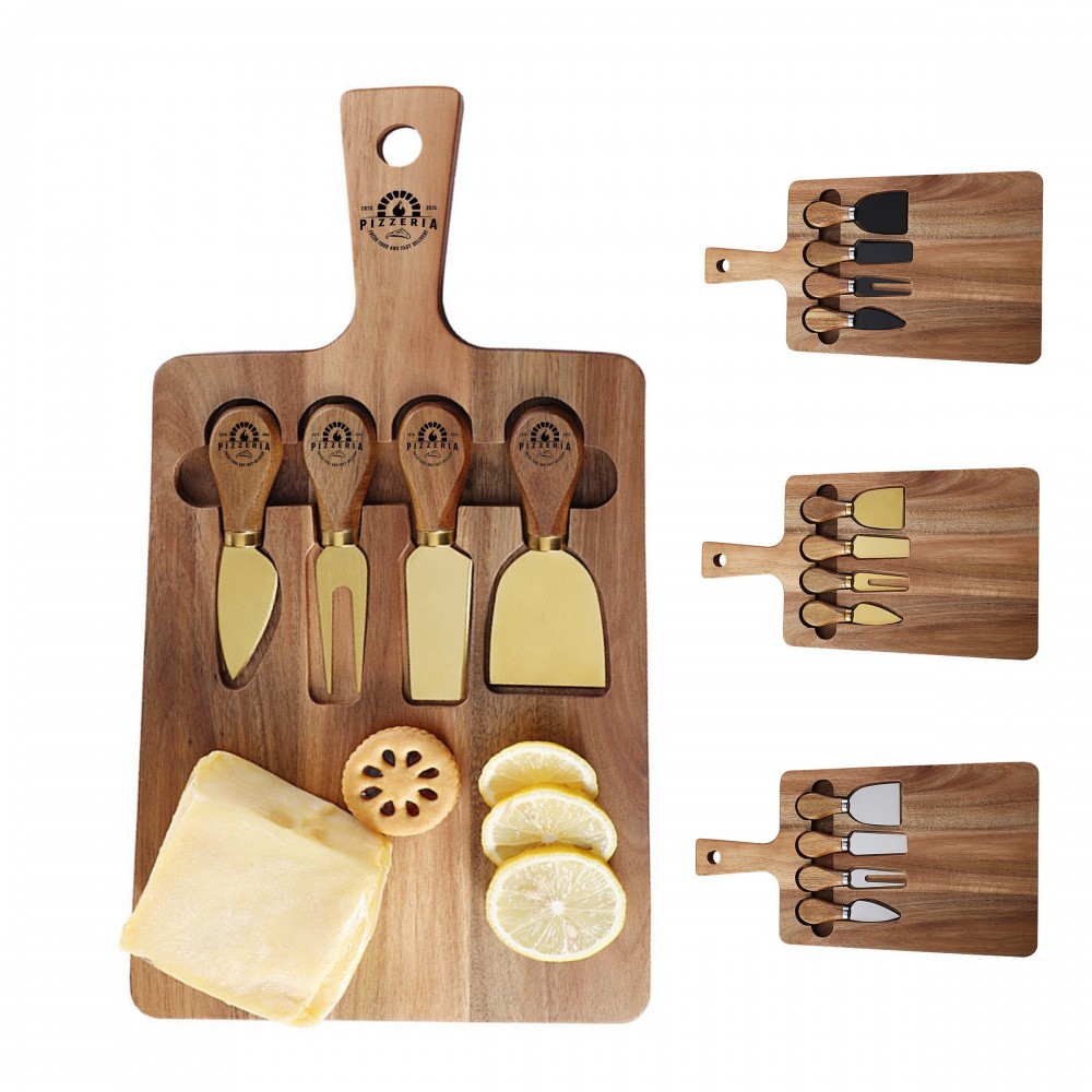 Customized Three Colors Acacia Cheese Set Customized Three Colors Acacia Cheese Set