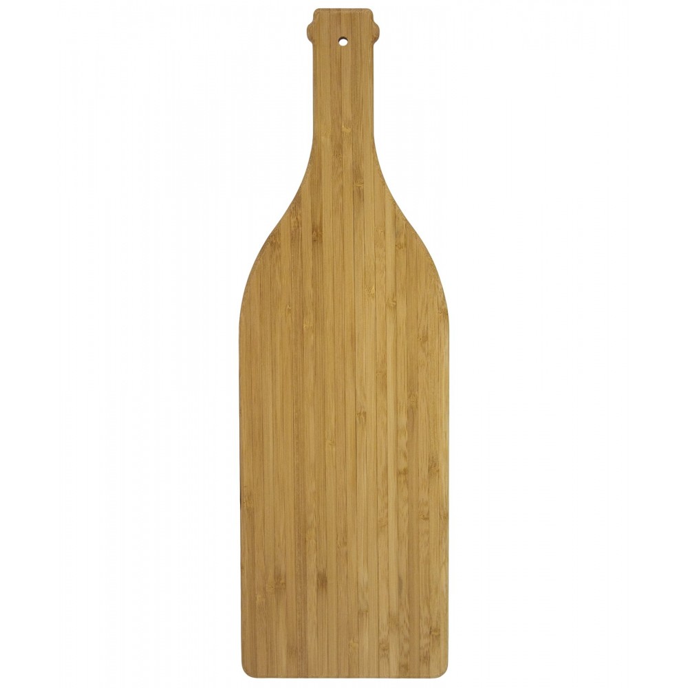 5.25" x 16.75" - Bamboo Wine Bottle Cutting Boards - Laser Engraved Wood Custom Printed 5.25" x 16.75" - Bamboo Wine Bottle Cutting Boards - Laser Engraved Wood Custom Printed