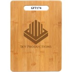 Promotional Bamboo Rectangle Shaped Cutting Board, 13-3/4"x 9-3/4"