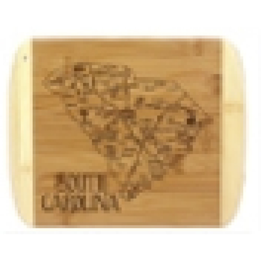 A Slice of Life South Carolina Serving & Cutting Board with Logo