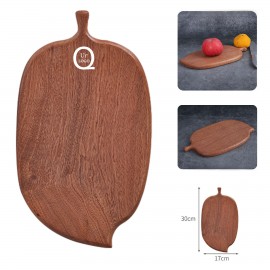 Wooden Leaf Shape Cutting Board with Logo