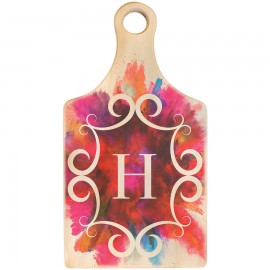 Custom 7" x 13.5" - Bamboo and Pine Paddle Cutting Board - Sublimated Wood