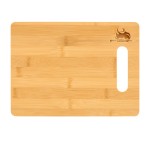Promotional Large Bamboo Cutting Board w/ Handle
