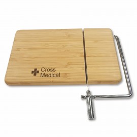 Bamboo Cheese Slicer with Logo