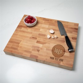 Maple Butcherblock 16" x 13" Cutting Board Custom Printed