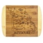A Slice of Life Missouri Serving & Cutting Board with Logo