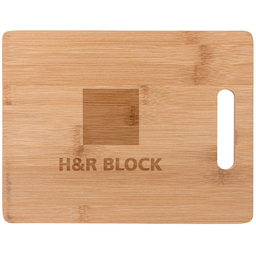 The Ingham 11-Inch Bamboo Cutting Board (Factory Direct - 10-12 Weeks Ocean) with Logo