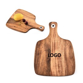 Acacia Cutting Board With Grip Handle with Logo  Acacia Cutting Board With Grip Handle with Logo