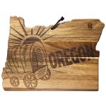 Custom Rock & Branch Origins Series Oregon State Shaped Cutting & Serving Board