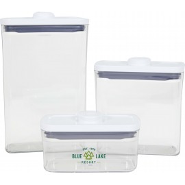 OXO 3-piece Slim POP Container Set with Logo