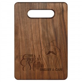 Personalized 9" x 6" Walnut Cutting Board