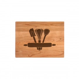 Custom 9" x 12" Cherry Rectangular Cutting Board