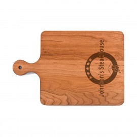 Customized 10 1/2" x 16" Cherry Paddle Cutting Board