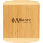 Personalized Two Tone Bamboo Cutting Board