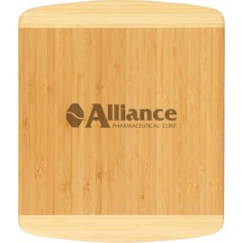 Personalized Two Tone Bamboo Cutting Board  Personalized Two Tone Bamboo Cutting Board