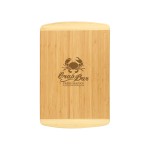18" x 12" Bamboo 2-Tone Cutting Board with Logo