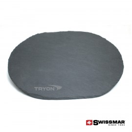 Personalized Swissmar Oval Serving Board - Slate