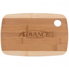 The Camden 9-Inch Two-Tone Bamboo Cutting Board (Factory Direct - 10-12 Weeks Ocean) with Logo  The Camden 9-Inch Two-Tone Bamboo Cutting Board (Factory Direct - 10-12 Weeks Ocean) with Logo