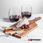 Swissmar Paddle Board & 2 Zacata Stemless Wine with Logo