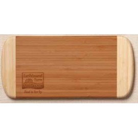 Bamboo Cutting Board (6"x13"x0.75") Logo Branded