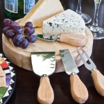 Custom Imprinted Sorrento 5 Piece Cheese Set/ Cutting Board