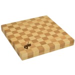 Logo Branded Checkered Chop Board