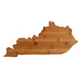 Kentucky State Bamboo Cutting & Serving Board with Logo