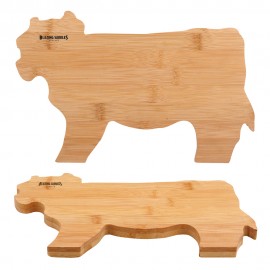Custom Bamboo Cow Cutting Board