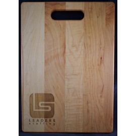 Custom Maple cutting board with handle 9.75 x 13.75 x .5" Large