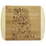 A Slice of Life Alabama Serving & Cutting Board with Logo