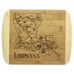 A Slice of Life Louisiana Serving & Cutting Board with Logo